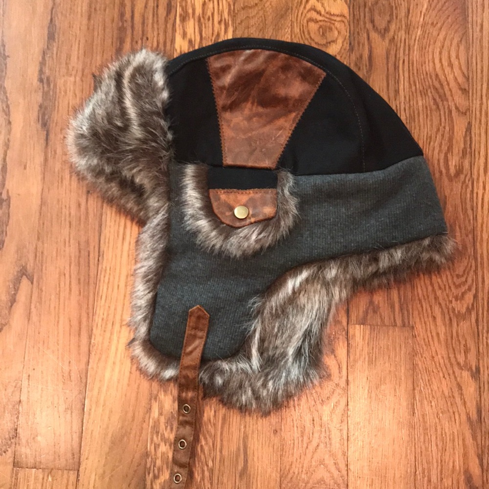 Patchwork Trapper Hat